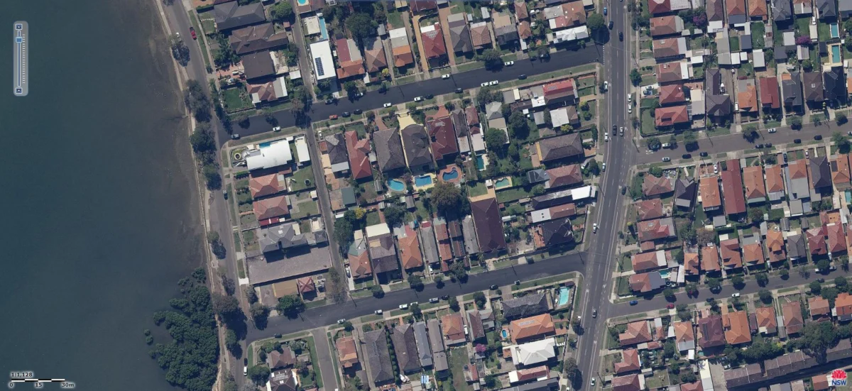 Abbotsford Residence — Site context, aerial