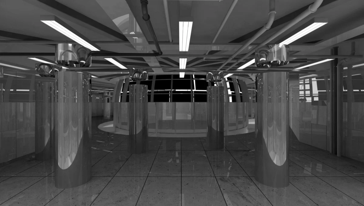 Electric Dreamland — Interior render